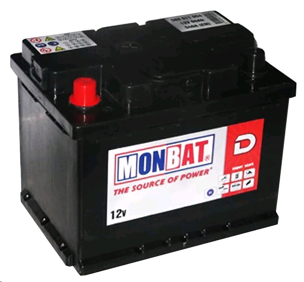 Автомобильный аккумулятор MONBAT 66 А/Ч, прямая полярность