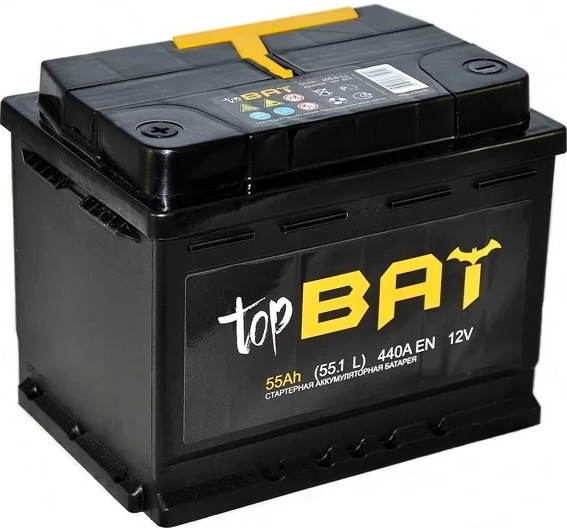 Автомобильный аккумулятор MONBAT 55 А/Ч, прямая полярность Автомобильный аккумулятор MONBAT 55 А/Ч, прямая полярность