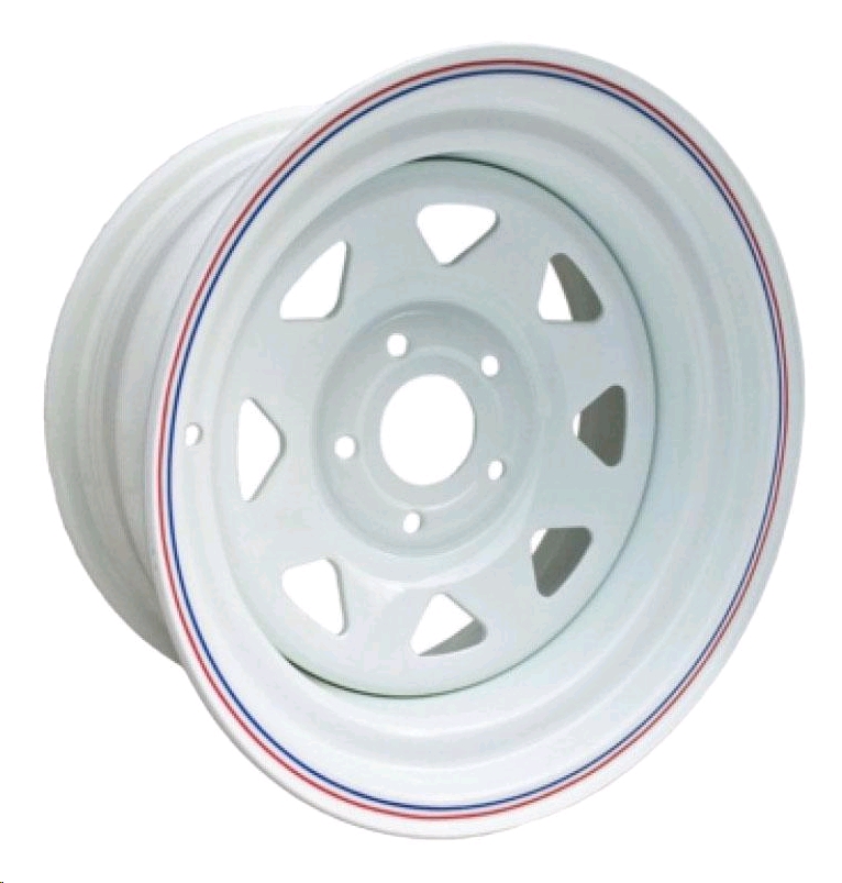 Диски K&K K&K Диск OFF-ROAD wheels 5*139,7 10*15 ET-44 УАЗ белый ( с треуг. отверстием)