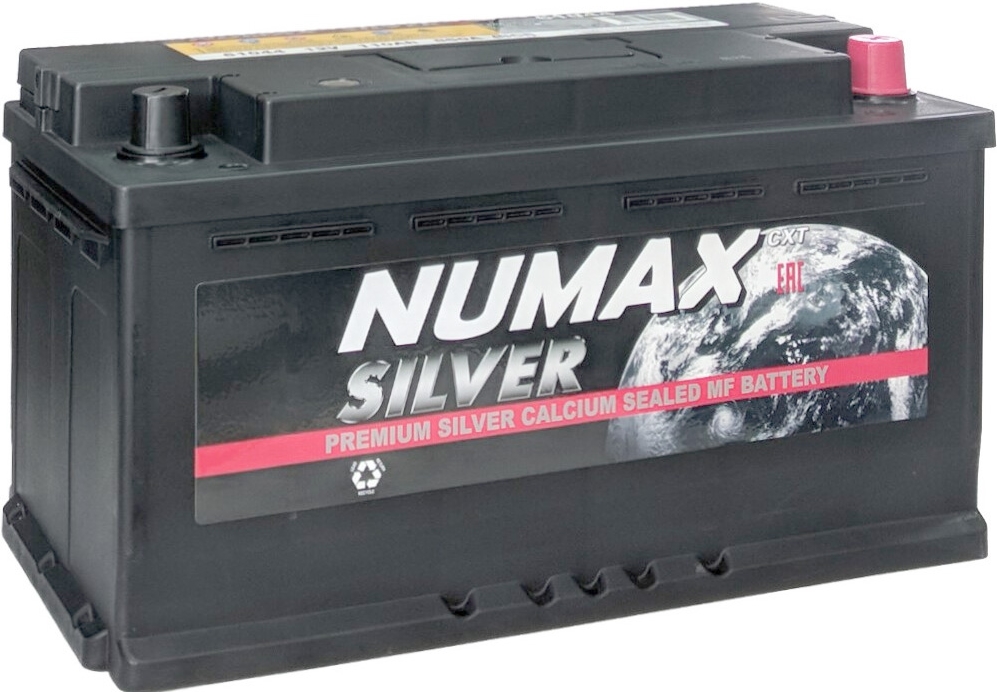 Автомобильный аккумулятор NUMAX 100 А/Ч, обратная полярность