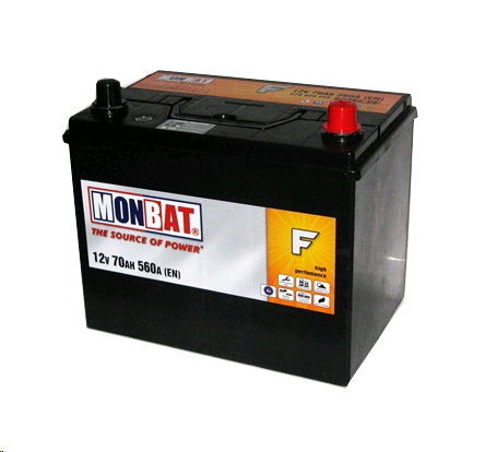 Автомобильный аккумулятор MONBAT 70 А/Ч, обратная полярность Автомобильный аккумулятор MONBAT 70 А/Ч, обратная полярность