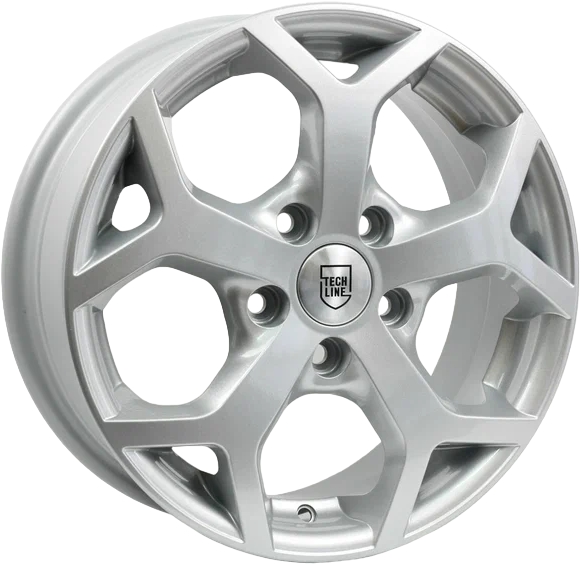 Литые колесные диски Tech Line 6xR15 5*108 ET52.5 DIA 63.4 мм
