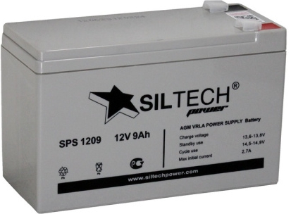 Аккумулятор SILTECH SPS 610 6V10AH