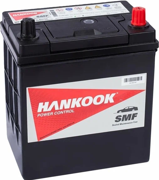 Автомобильный аккумулятор HANKOOK 44 А/Ч, обратная полярность Автомобильный аккумулятор HANKOOK 44 А/Ч, обратная полярность