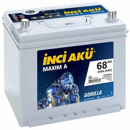 Аккумулятор Inci Aku Asia Maxima 6CT-68 О.П. 80D23L ниж креп Аккумулятор