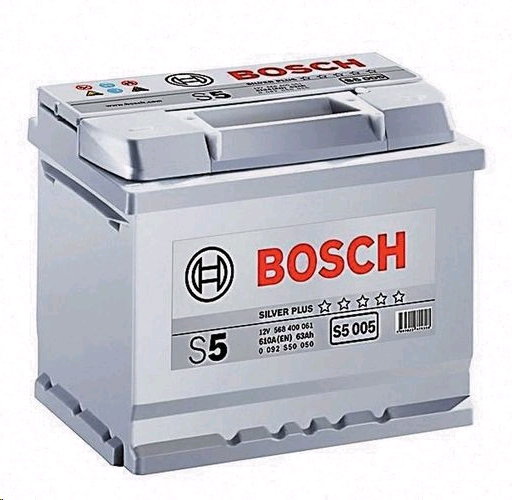 Аккумулятор BOSCH - S5 12V 63А/ч 610А оп (50050)