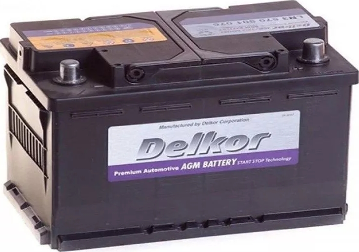 Автомобильный аккумулятор Delkor 95 А/Ч, обратная полярность