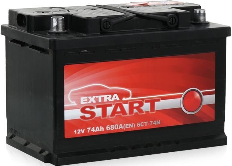 Автомобильный аккумулятор Extra Start 66 А/Ч, обратная полярность
