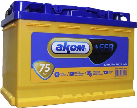 Автомобильный аккумулятор Саратов 6 А/Ч, прямая полярность