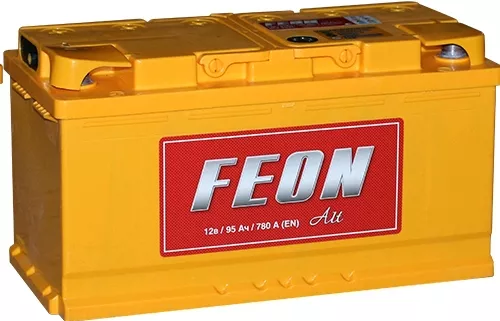 Автомобильный аккумулятор Feon 95 А/Ч, обратная полярность