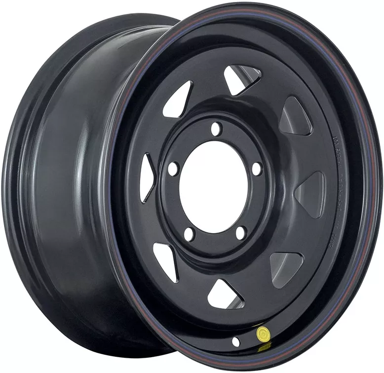 Диски Khomen Wheels Khomen Wheels Off-Road wheels 8*15 5*139,7 D110 ET-19 УАЗ треуг Черный матовый Диск