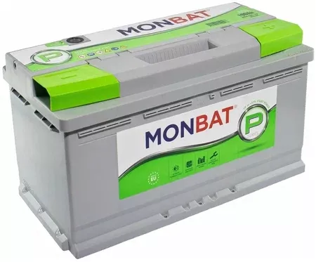 Автомобильный аккумулятор MONBAT 100 А/Ч, прямая полярность