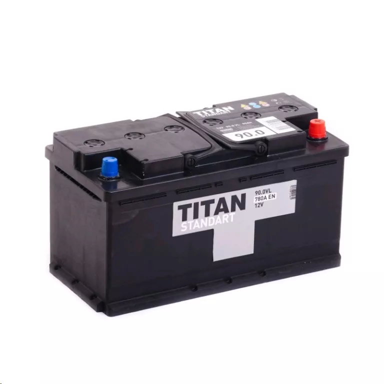 Автомобильный аккумулятор TITAN 90 А/Ч, прямая полярность