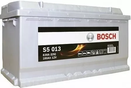 Автомобильный аккумулятор BOSCH 100 А/Ч, обратная полярность