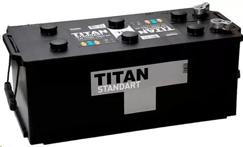 Автомобильный аккумулятор TITAN 220 А/Ч, обратная полярность