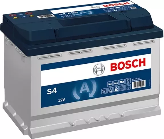 Автомобильный аккумулятор BOSCH 44 А/Ч, обратная полярность