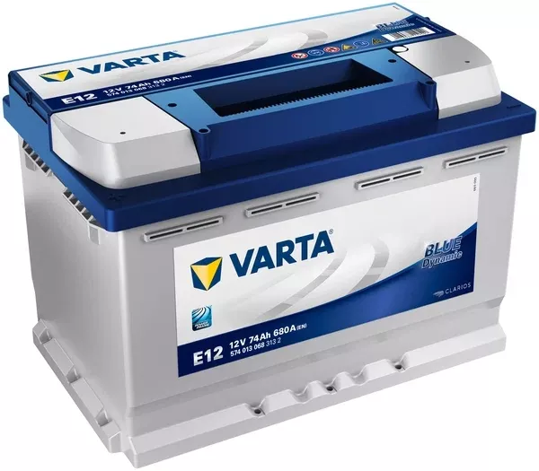 Автомобильный аккумулятор VARTA 74 А/Ч, прямая полярность