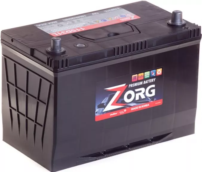 Автомобильный аккумулятор Zorg 70 А/Ч, обратная полярность