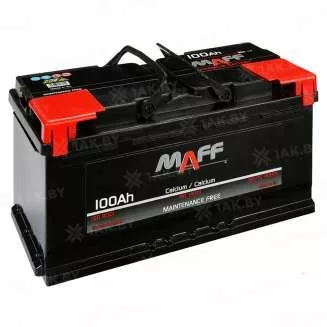 Автомобильный аккумулятор Maff 100 А/Ч, прямая полярность