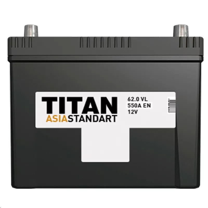 Автомобильный аккумулятор TITAN 62 А/Ч, прямая полярность