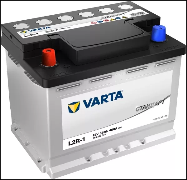Автомобильный аккумулятор VARTA 55 А/Ч, обратная полярность
