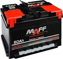 Автомобильный аккумулятор Maff 60 А/Ч, прямая полярность