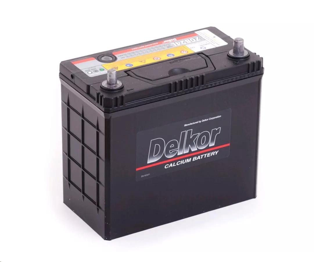 Аккумулятор Delkor 6СТ -45 e ( 60B24L) япон. ст. тонк.кл.