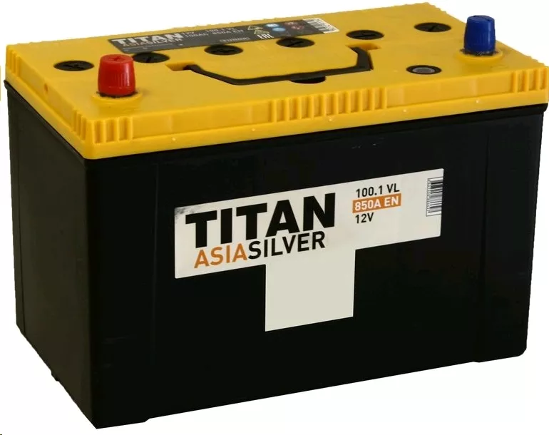 Автомобильный аккумулятор TITAN 100 А/Ч, прямая полярность