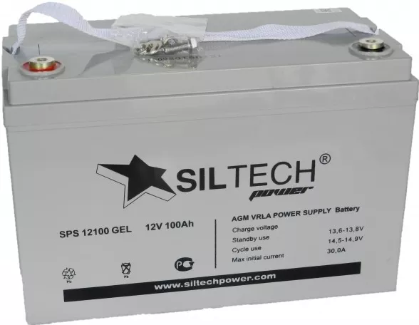 Автомобильный аккумулятор Siltech 12 А/Ч, обратная полярность