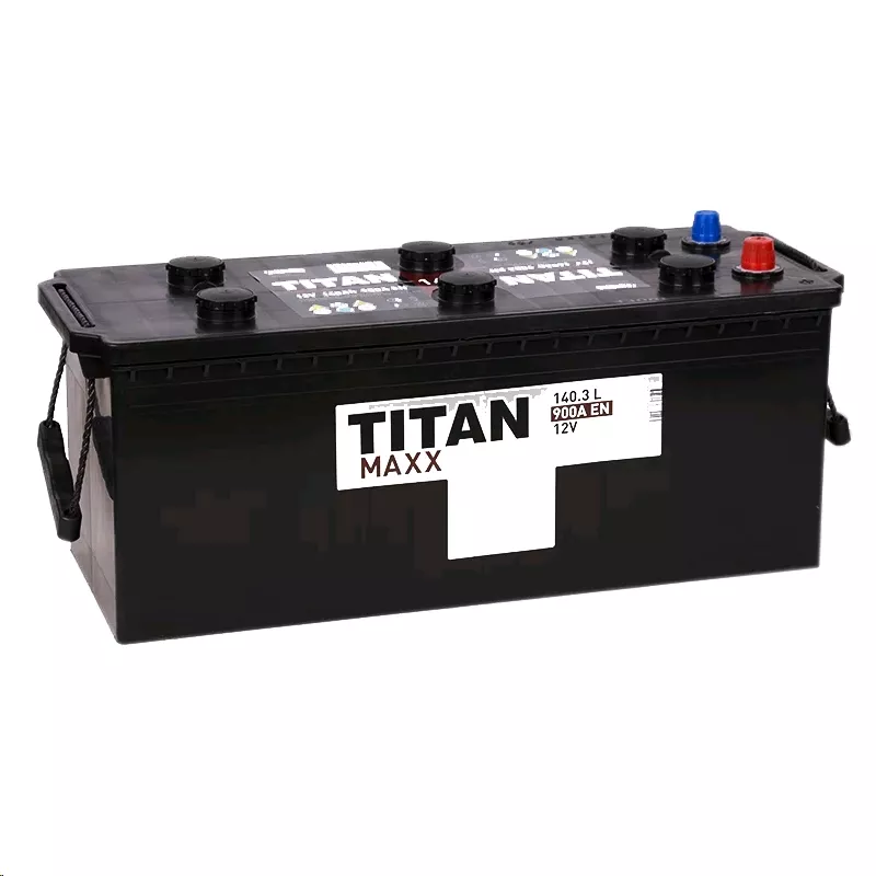 Автомобильный аккумулятор TITAN 140 А/Ч, обратная полярность