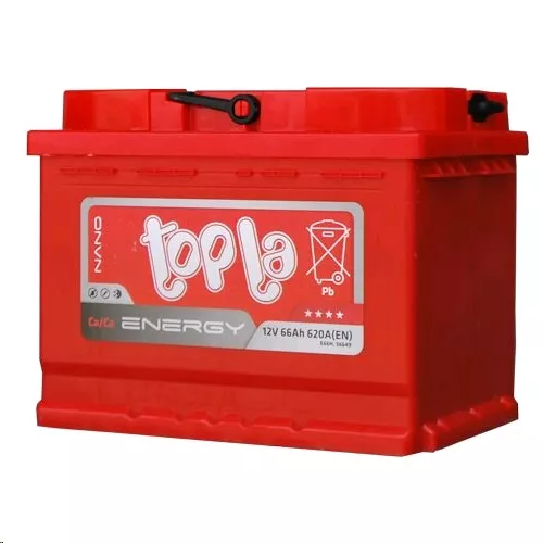 Автомобильный аккумулятор TOPLA 66 А/Ч, прямая полярность