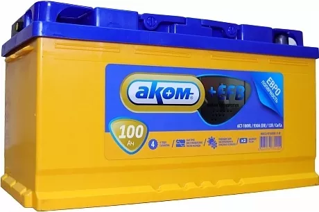 Автомобильный аккумулятор Саратов 100 А/Ч, прямая полярность