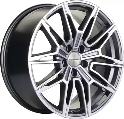 Диски Khomen Wheels Khomen Wheels Khomen Wheels 8,5*19 5*114,3 ET45 D67,1 KHW1904 (K5/Optima) Gray-FP Автодиск