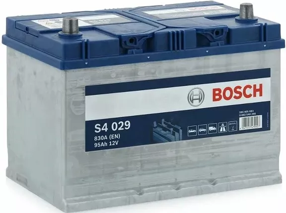Автомобильный аккумулятор BOSCH 95 А/Ч, прямая полярность