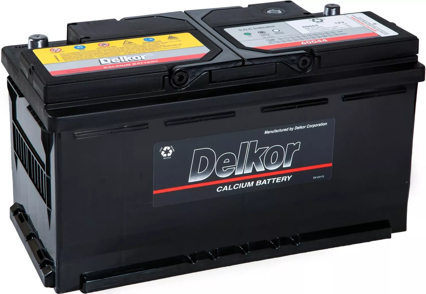 Автомобильный аккумулятор Delkor 100 А/Ч, прямая полярность