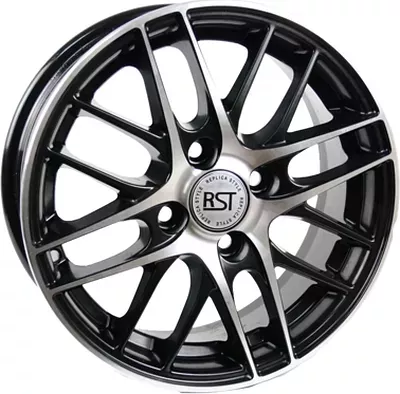 Диски RST RST RST 5.5*14 4*98 ET35 D58.6 R004 (Logan) BK/FP Диск