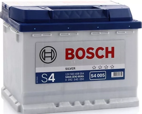 Автомобильный аккумулятор BOSCH 60 А/Ч, обратная полярность