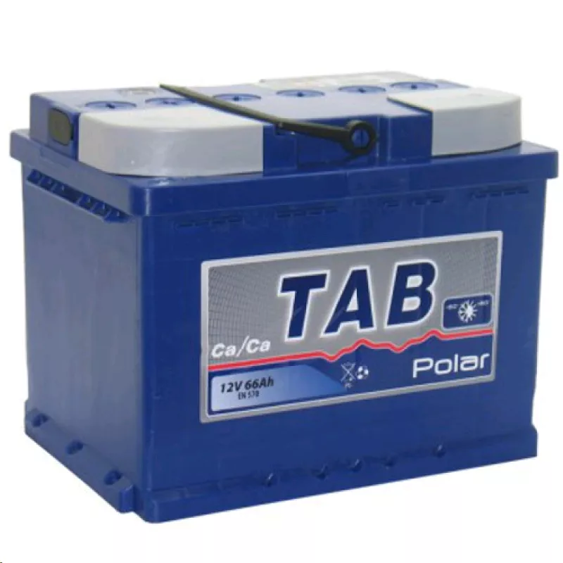 Автомобильный аккумулятор TAB 66 А/Ч, прямая полярность