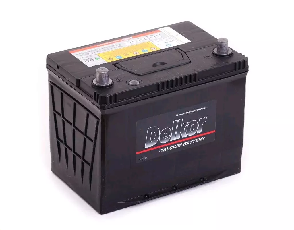 Автомобильный аккумулятор Delkor 65 А/Ч, обратная полярность
